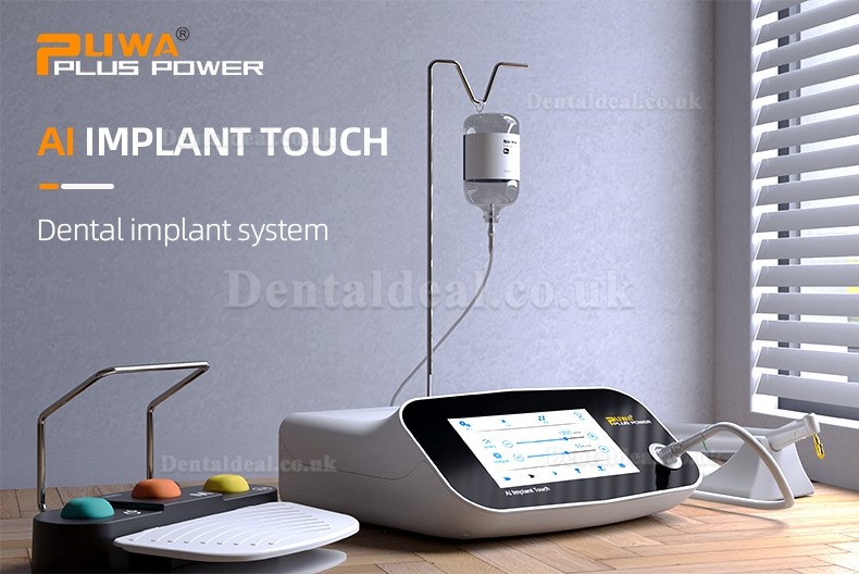 Pluspower®Ai Touch Dental Implant Machine Surgical Brushless Motor with 20:1 Contra-angle